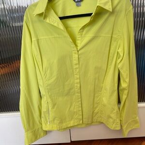 MEC bright yellow/lime green Women's Button-Front Shirt Jacket